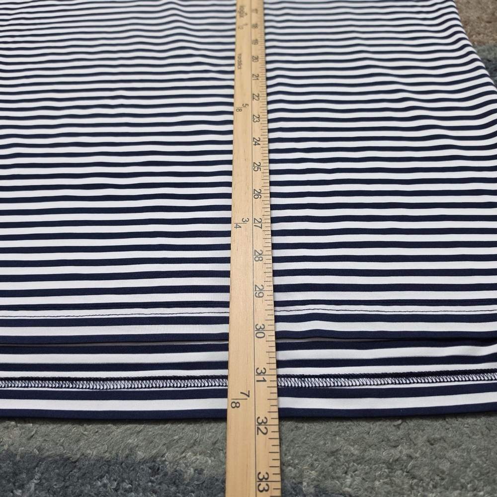 Gulph Mills Golf Club Polo XL Navy White Stripe USA Made FG Tech Shirt - Picture 5 of 7